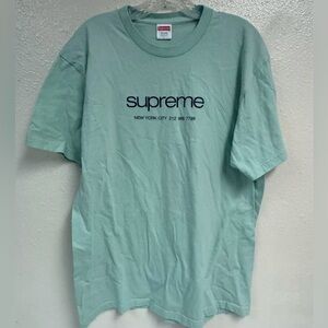 Supreme Mint Green Men's T-Shirt Shirt size Large